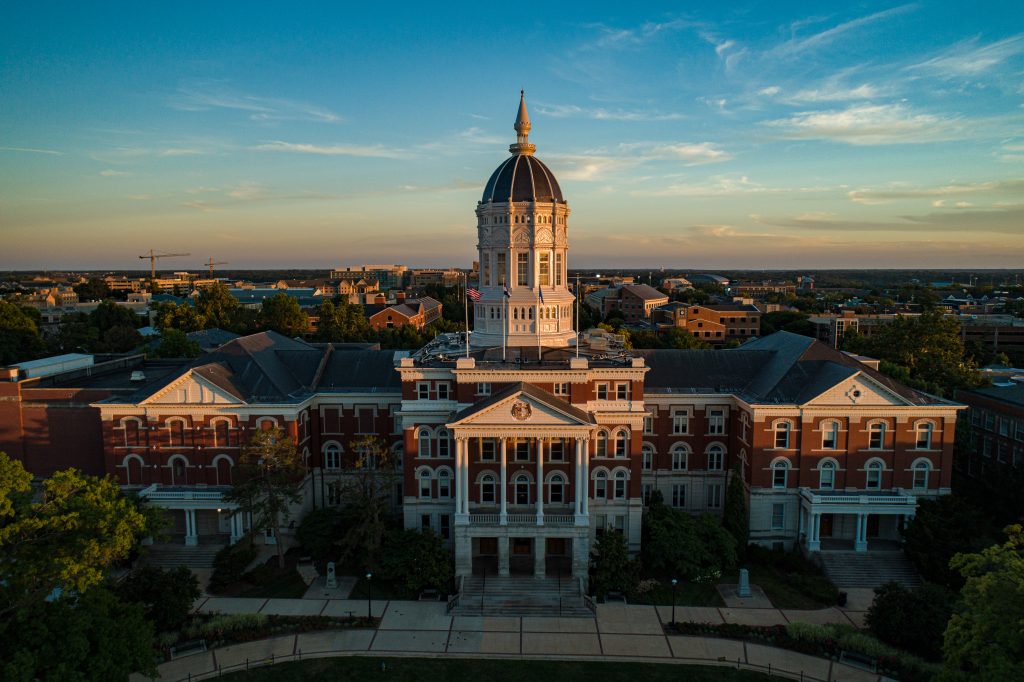 Jesse Hall drone footage