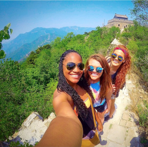 Study aboard selfie hike