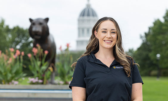 Woman at Mizzou